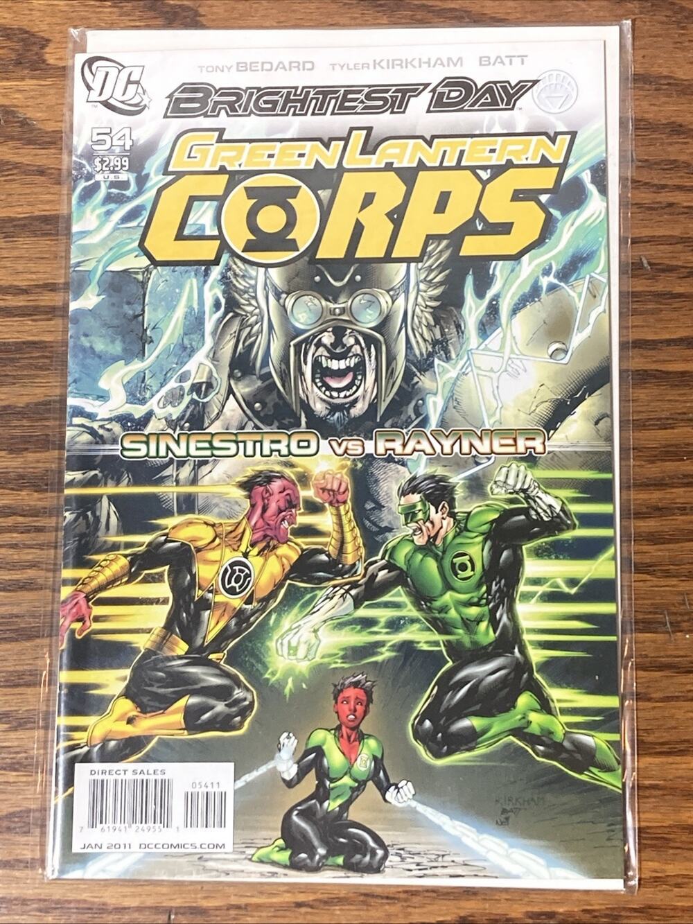 Brightest Day Green Lantern Corps : Sinestro Vs Rayner (Sealed-2011)